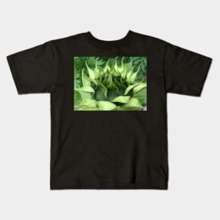 The Bud of Rising Green Sunflower Peace WorldWide Kids T-Shirt